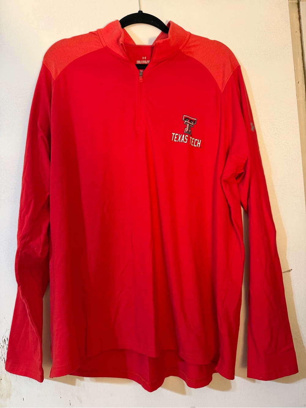 Under Armour Texas Tech Red Quarter Zip Pullover